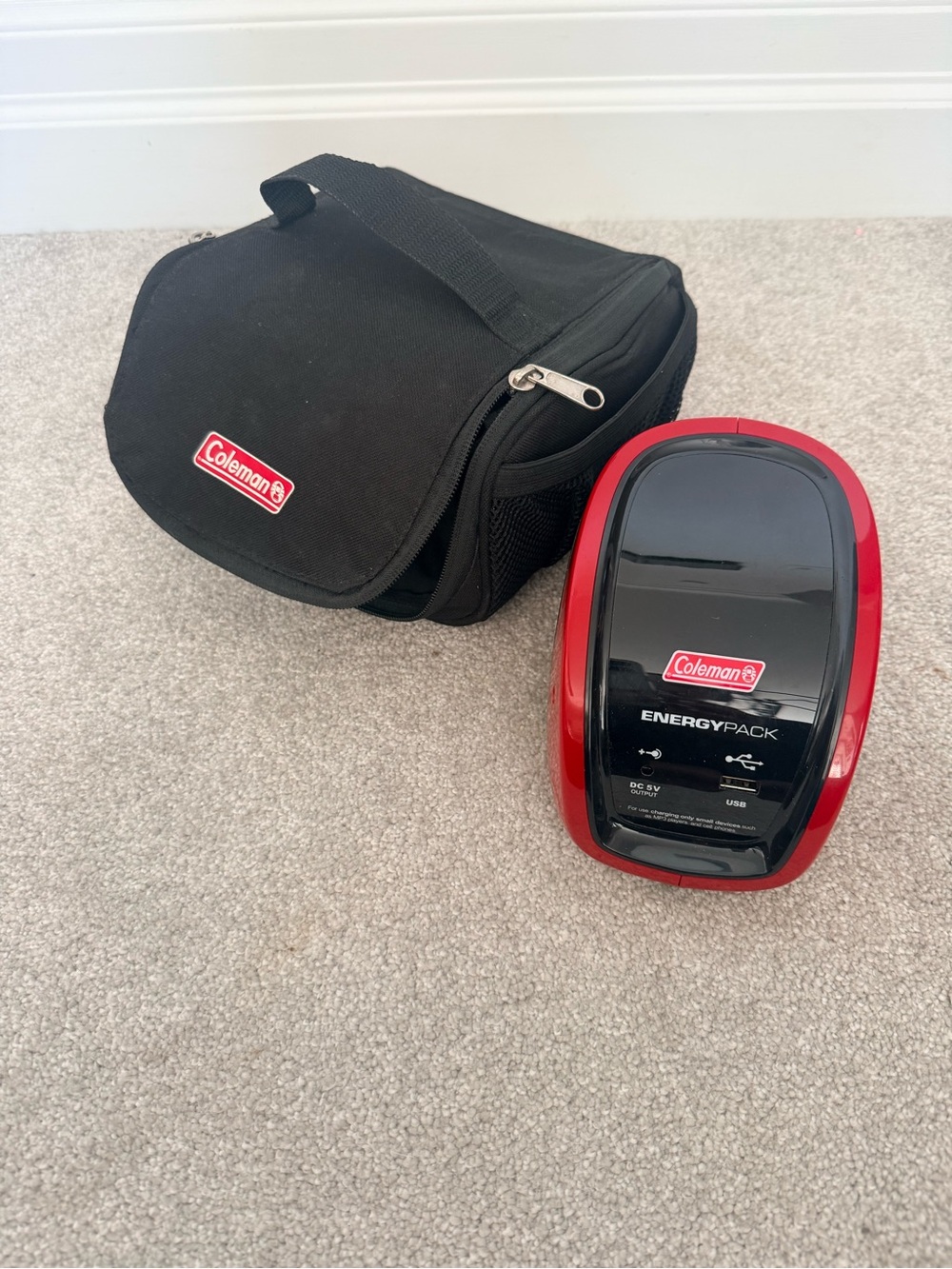 Coleman Black and Red Portable EnergyPack with Carry Case